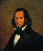 Cornelius Krieghoff Self-portrait by Cornelius Krieghoff, oil painting on canvas